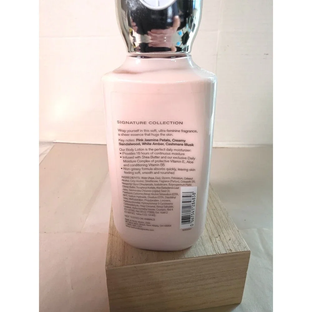 New Pink Cashmere Lotion Cream Shea Butter Vitamin E 8 Oz Bath & Body Works